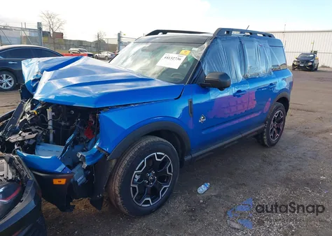 2025 Ford Bronco Sport Outer Banks z USA, uszkodzony, nr VIN 3FMCR9CN4SRE29879